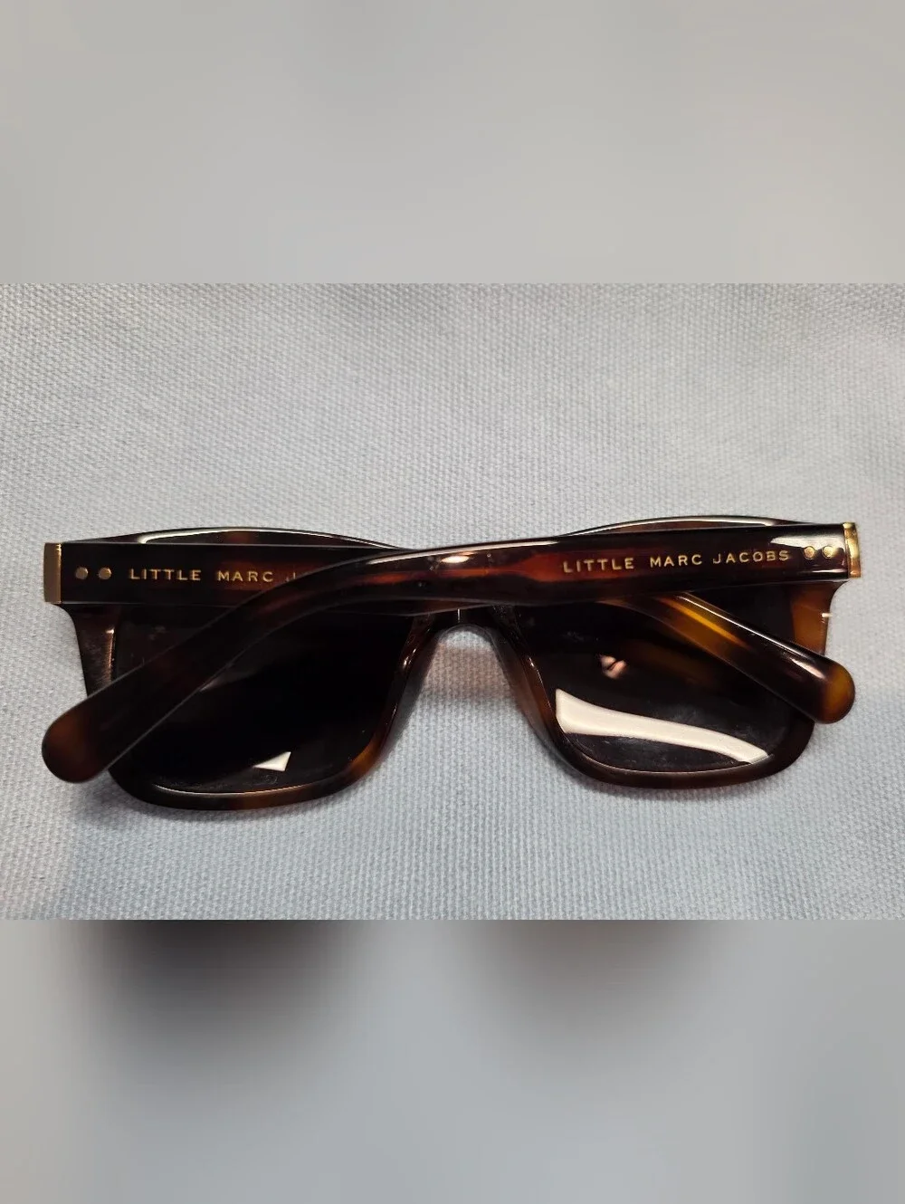 Little Marc Jacobs Tortoiseshell Square Sunglasses - Brown Lenses For Kids